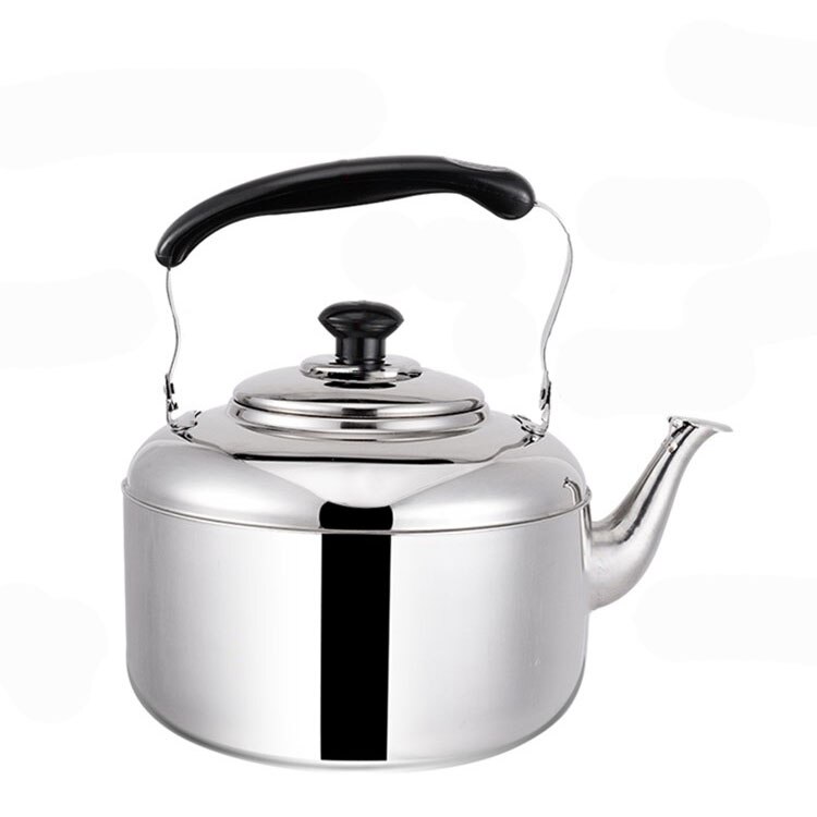 whistle thick stainless steel large capacity kettle home outdoor camping gas natural gas fire cooker universal: 2L