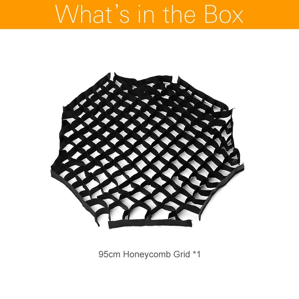 GODOX Grille Nid D'Abeille Octogonale 120 Cm Pour Softbox - Contrôle Lumière Flash Studio - Compatible Godox