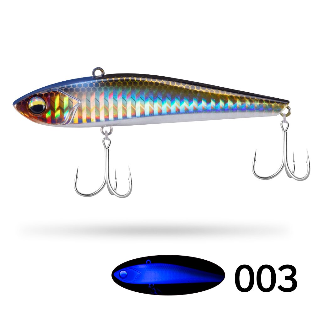 D1 nowe zimowe wędkowanie na przynęty VIB ciężkie lekkie 95mm Mini niewielkie 75mm wibracje 17g 30g Bass Pike okoń 2021 Tackle: 003 / 75mm