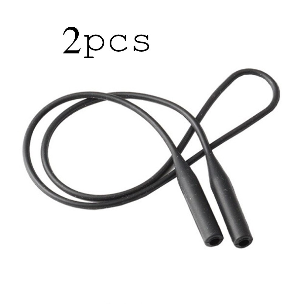 1 Pc Verstelbare Kleur Elastische Siliconen Brillen Bandjes Zonnebril Keten Sport Anti-Slip String Bril Touwen Band Cord Holder: B1-2PCS