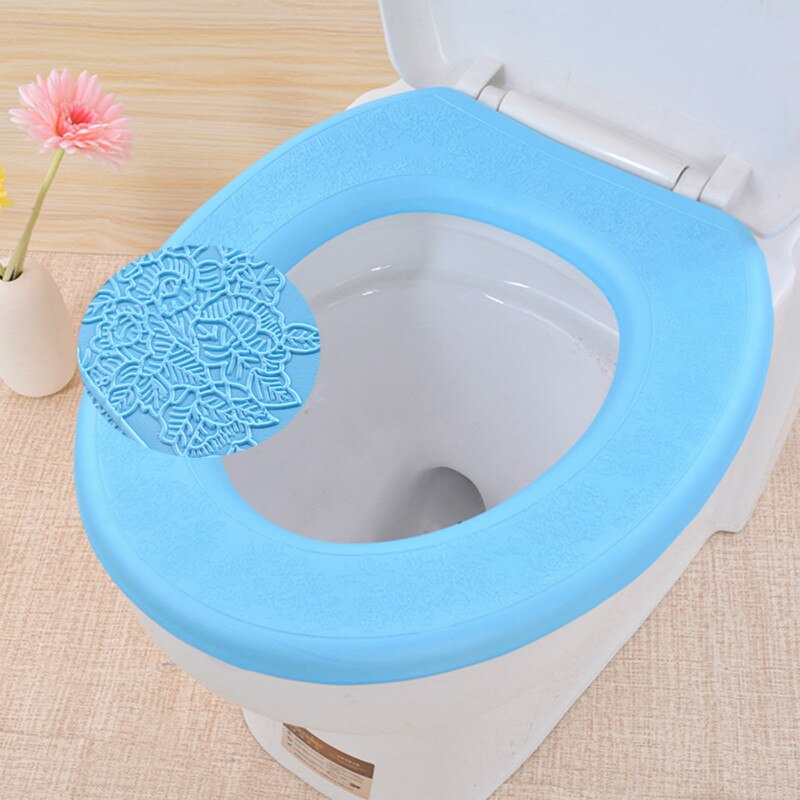 EVA Bathroom Toilet Seat Closetool Washable Soft Winter Mat Pad Toilet seat Bidet Covers