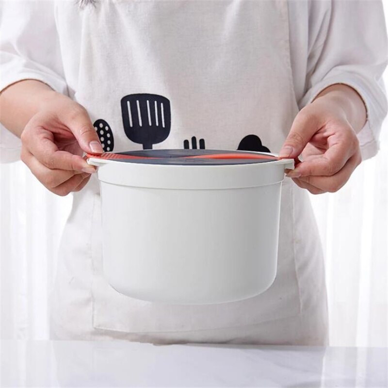 Microwave Oven Rice Cooker Portable Food Container Multifunction Steamer Rice Cooker Bento Lunch Box Kitchen Tool