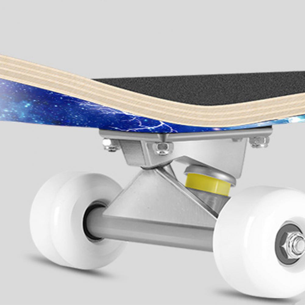 Monopatín largo para deportes al aire libre, Base estable y duradera, cubierta de doble patada, mejor Control, Cruiser