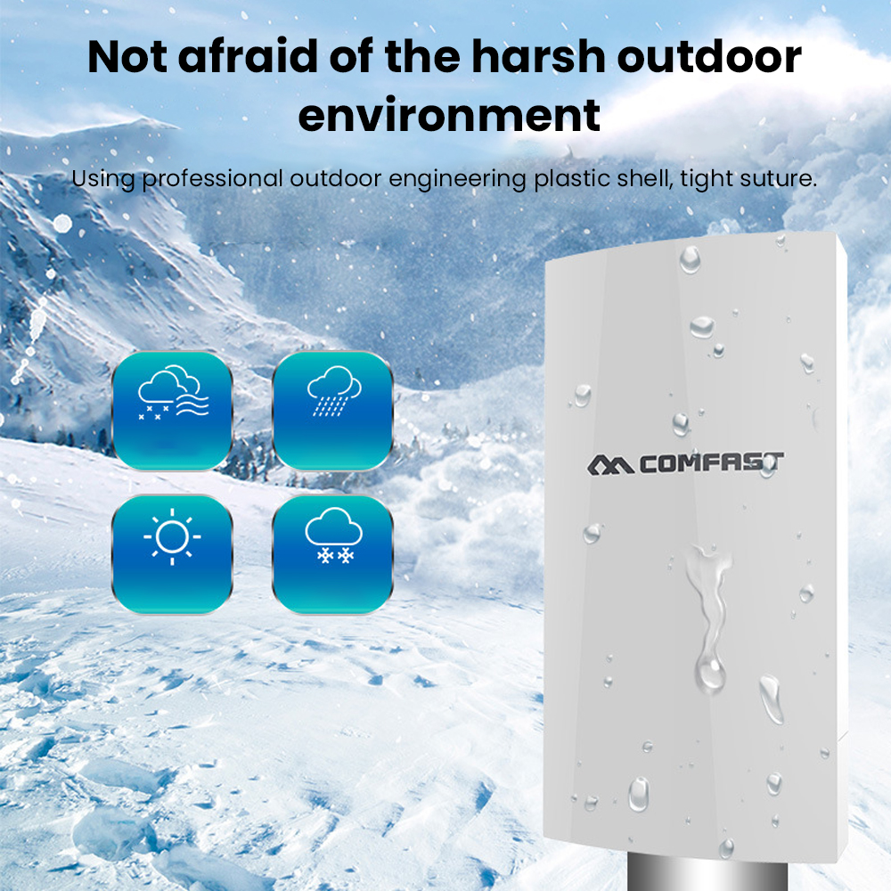 Comfast cf -e130n 1km long range outdoors 300 mbit /s 5 ghz wireless repeater extender access point ap wifi bridge client router supply