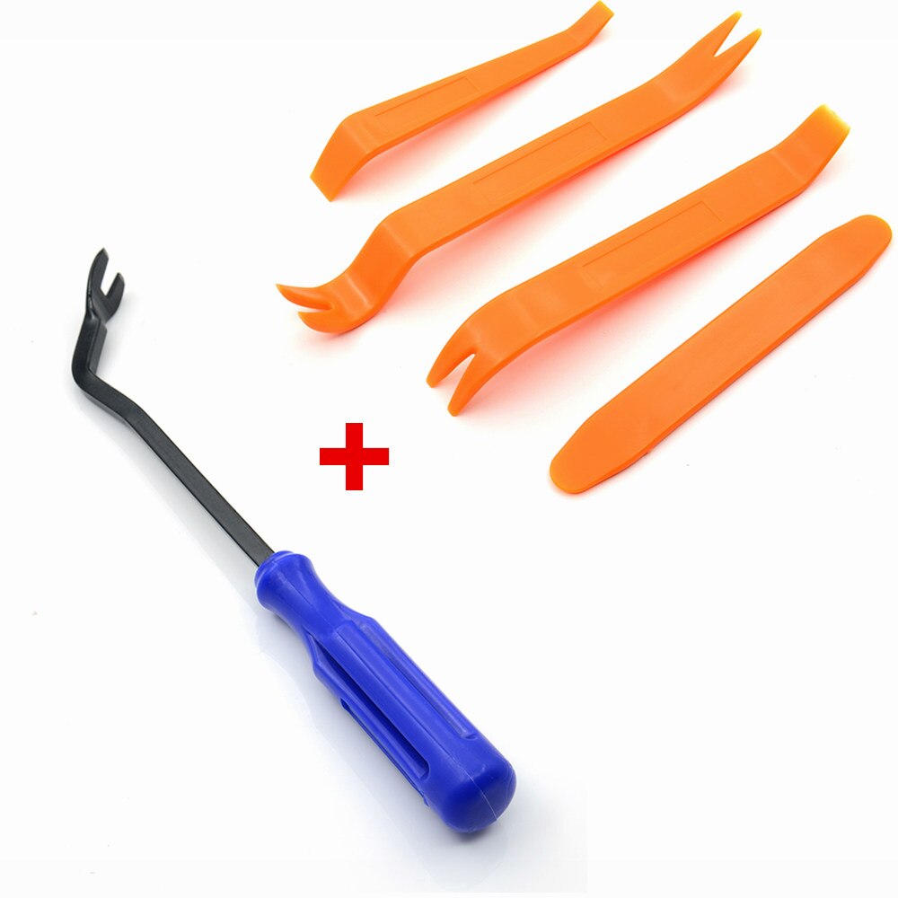 Auto Fastener Removal Tool Plastic Trim Dash Removal Klinknagel Clips Autodeur Panel Installer Cover Pry Reparatie Fastener Tool: blue Removal 4pcs