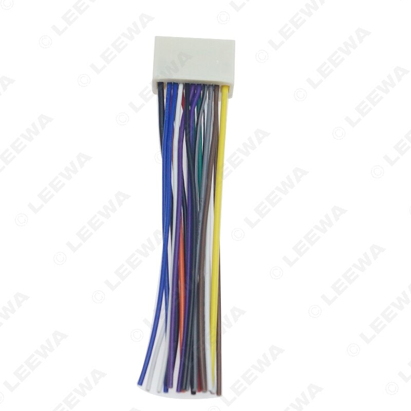 LEEWA adaptateur de harnais de câblage de lecteur/CD stéréo de voiture pour Nissan/Subaru/Infiniti OEM Radio CD d&#39;usine # CA3995