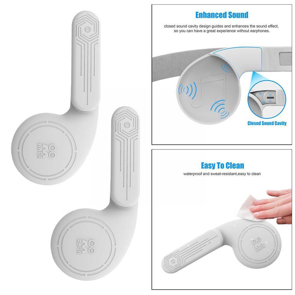 Silicone Ear Muffs For Oculus Quest 2 Vr Headset Enhancing Sound Solution Ear Cups L2v4