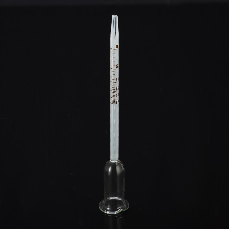 Coctelera de cristal de 0 a 25 grados, alcoholímetro, vinómetro, corcho para medir la concentración de la botella Homebrew, herramientas de medición de precisión para vino