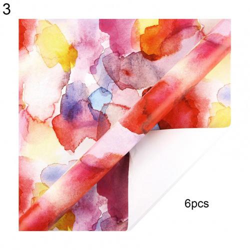 Premium Gesneden Papier Enkelzijdig Afdrukken Milieuvriendelijke Sterren Verpakking Papier Ambachtelijke Papier Inpakpapier 6 Vel: 3