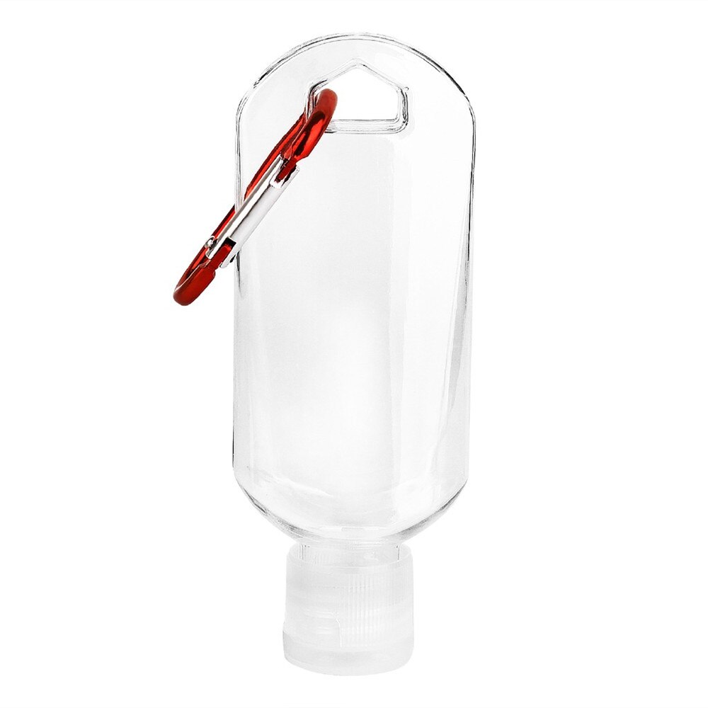 1/5 stk desinfektion alkohol sprayflaske gennemsigtig håndsprit flaske tom flaske lotion bærbar krog nøglering underflaske