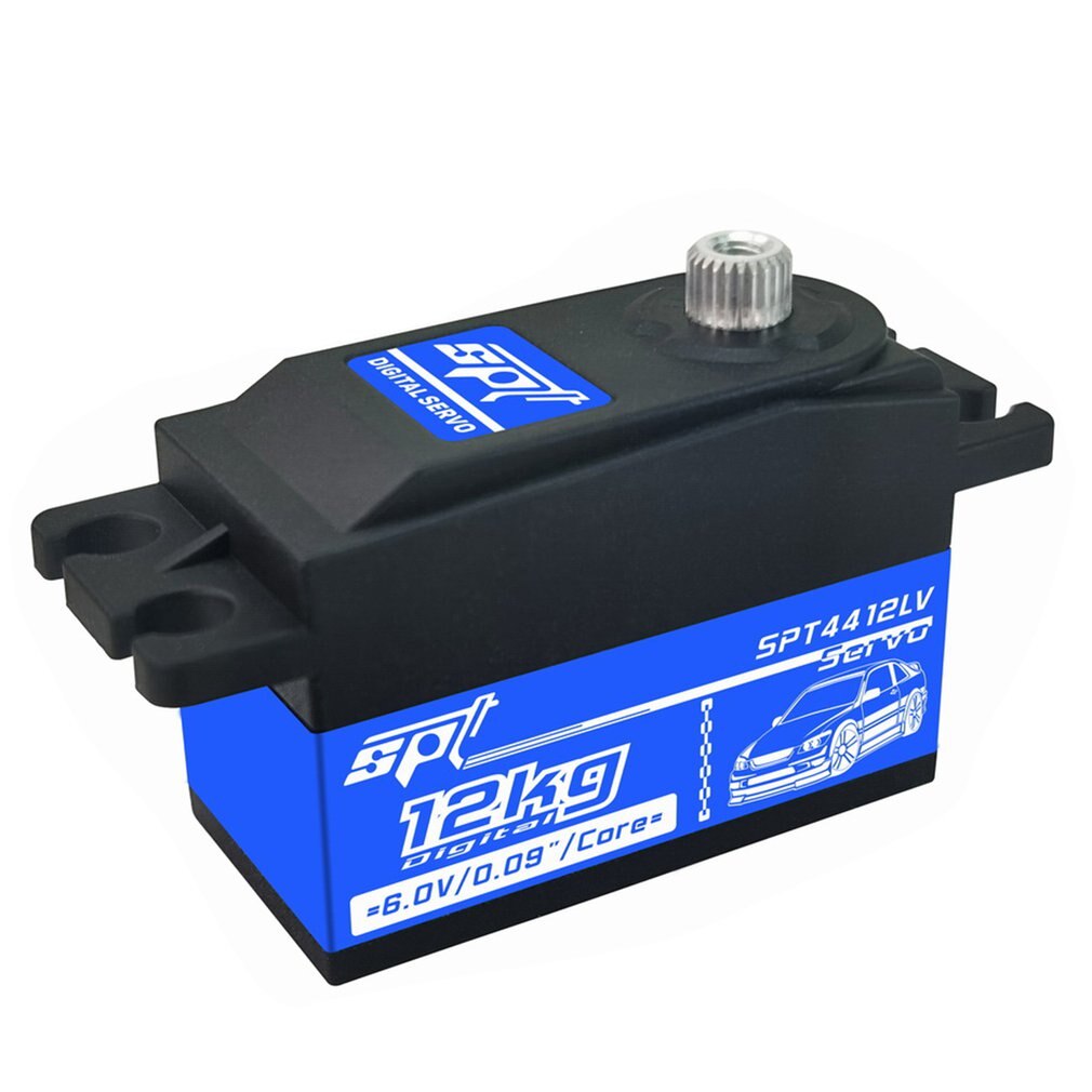 Spt 4412lv kort kropp rc bil / robotikk digital servo høyhastighets metall utstyr digital servo til rc bil: Spt 4412lv