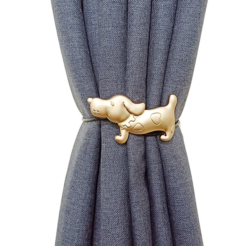 Tegneserie katt gardin stropp tilbehør hjemmedekorasjon retro magnetiske gardiner tieback spenne holder gardiner spenne klips