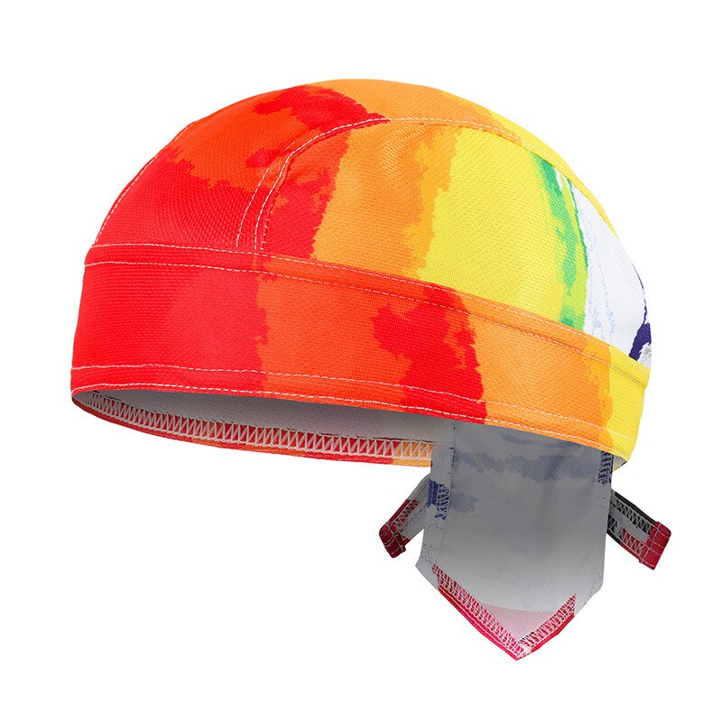 ARSUEXO multicolores Ciclismo gorra verano transpirable Bandana Ciclismo al aire libre deporte bicicleta Bandana hombres secado rápido cabeza bufanda: S9