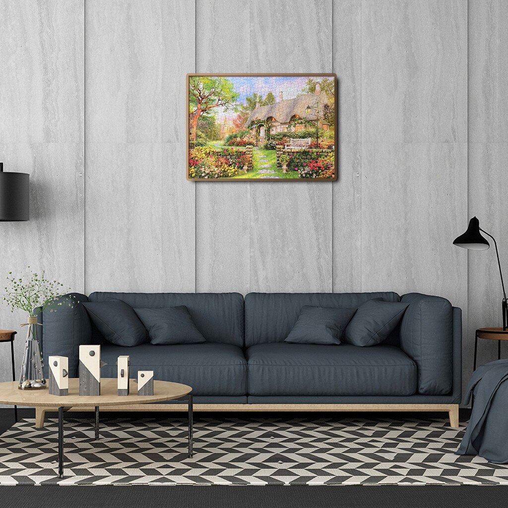 HUADADA Puzzle 1000 Pezzi Per Adulti – Fiore Di Vetro 70x50 Cm – Gioco Da Tavolo E Regalo Antistress