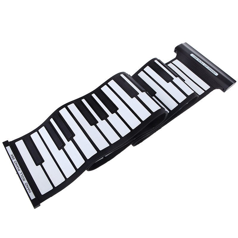 Flexible 88 teclas USB Flexible Roll-up Teclado de Piano electrónico