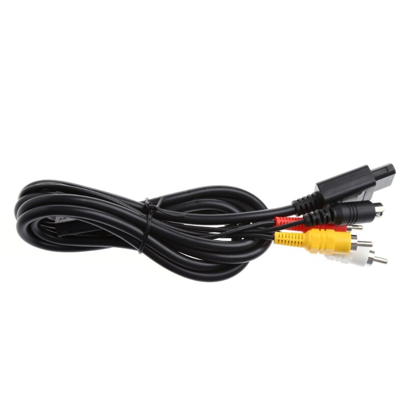 1.8M/6FT Multifunctionele Av Tv S-Video Kabel Voor Nintendo Gamecube 64 Snes Ngc N64