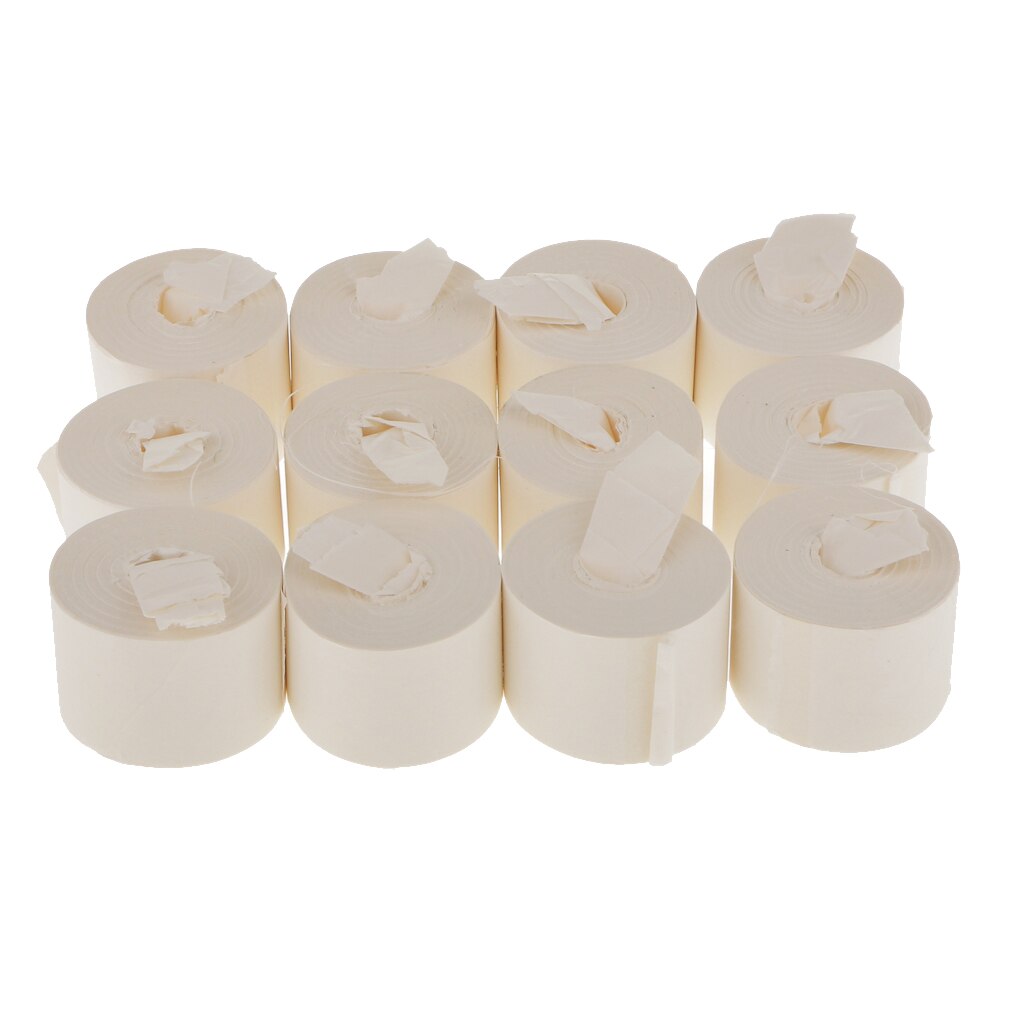Magic Trick Paper Coil - 12 Pieces - 19 Meters - White - Beginner Stage Illusion Tool