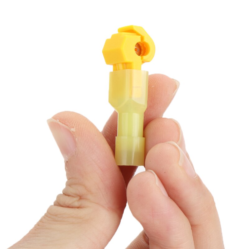 30pcs T-Tap Wire Spade Connector Kit Insulated Wire Cable Connectors Terminals Scotch Lock Quick Splice Electrical Set