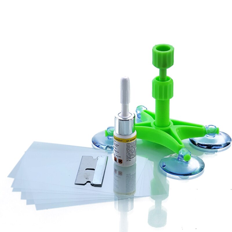 Car windows glass windshield repair kit windows repair sets tool DIY Glass scraper restore Resin window glass Crack Restore