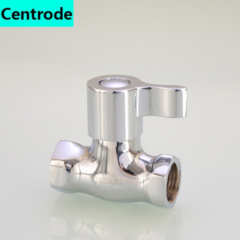 1/2IN Thread inner and outer wire straight valve brass angle valve open valve DN15 water pipe valve switch