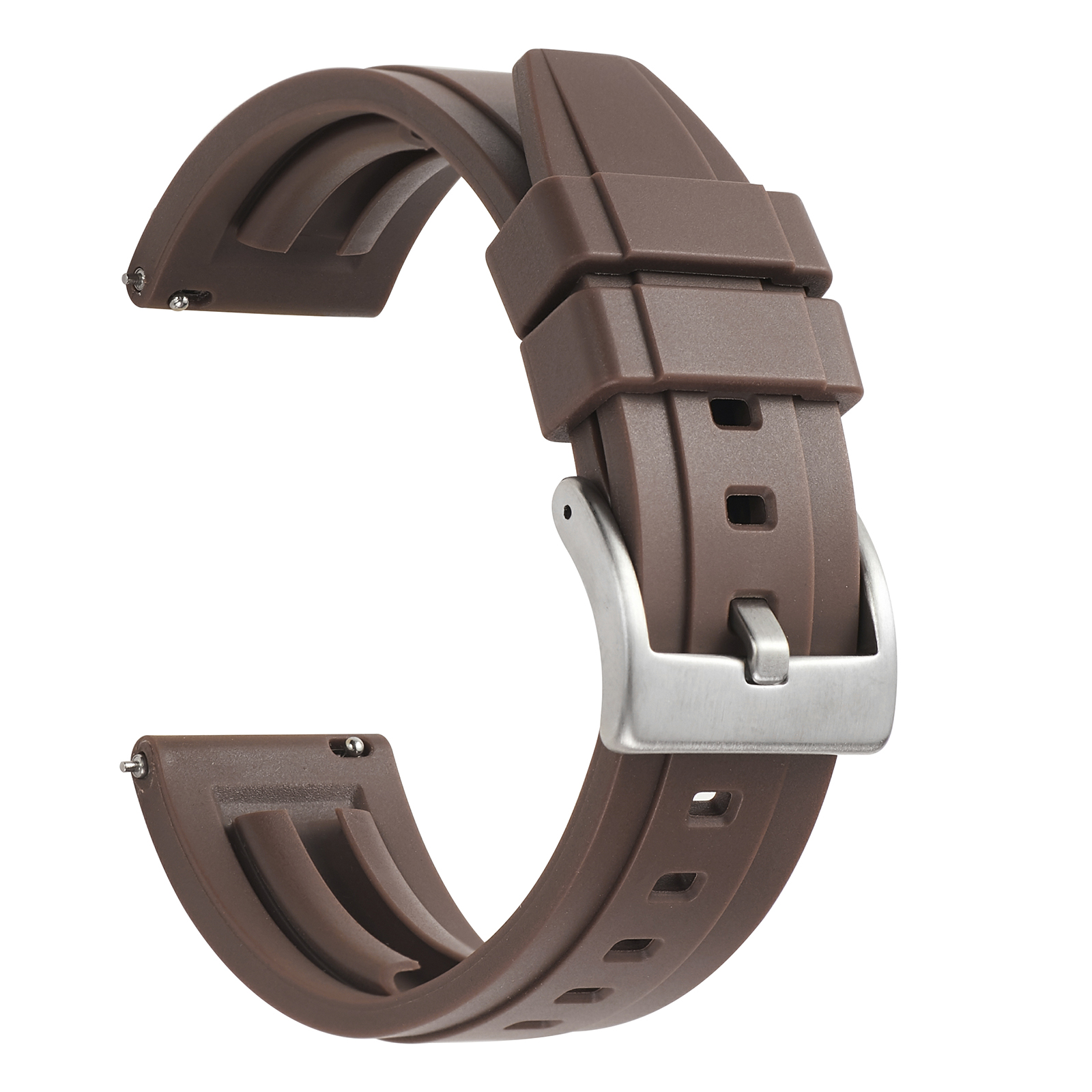 Correa de reloj de silicona correas de reloj de goma de liberación rápida 18mm 19mm 20mm 21mm 22mm 24mm accesorios de relojes de buceo impermeables para hombres: Red black / 22mm