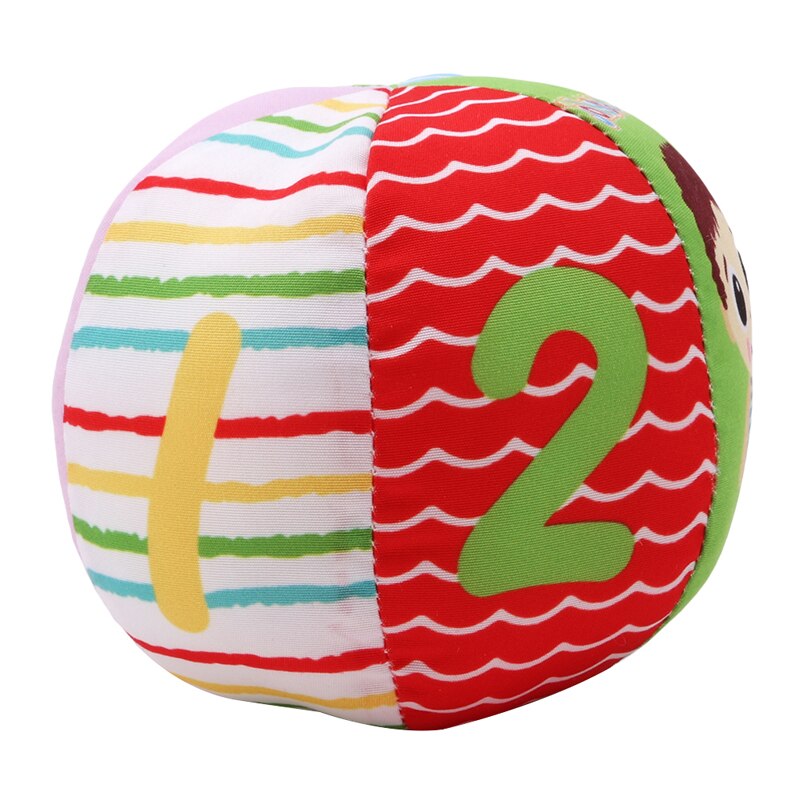 Round Ball Plush Rattles Baby Newborn Hands Catch Plush Bell Ball Toys Educational For Kids 993904