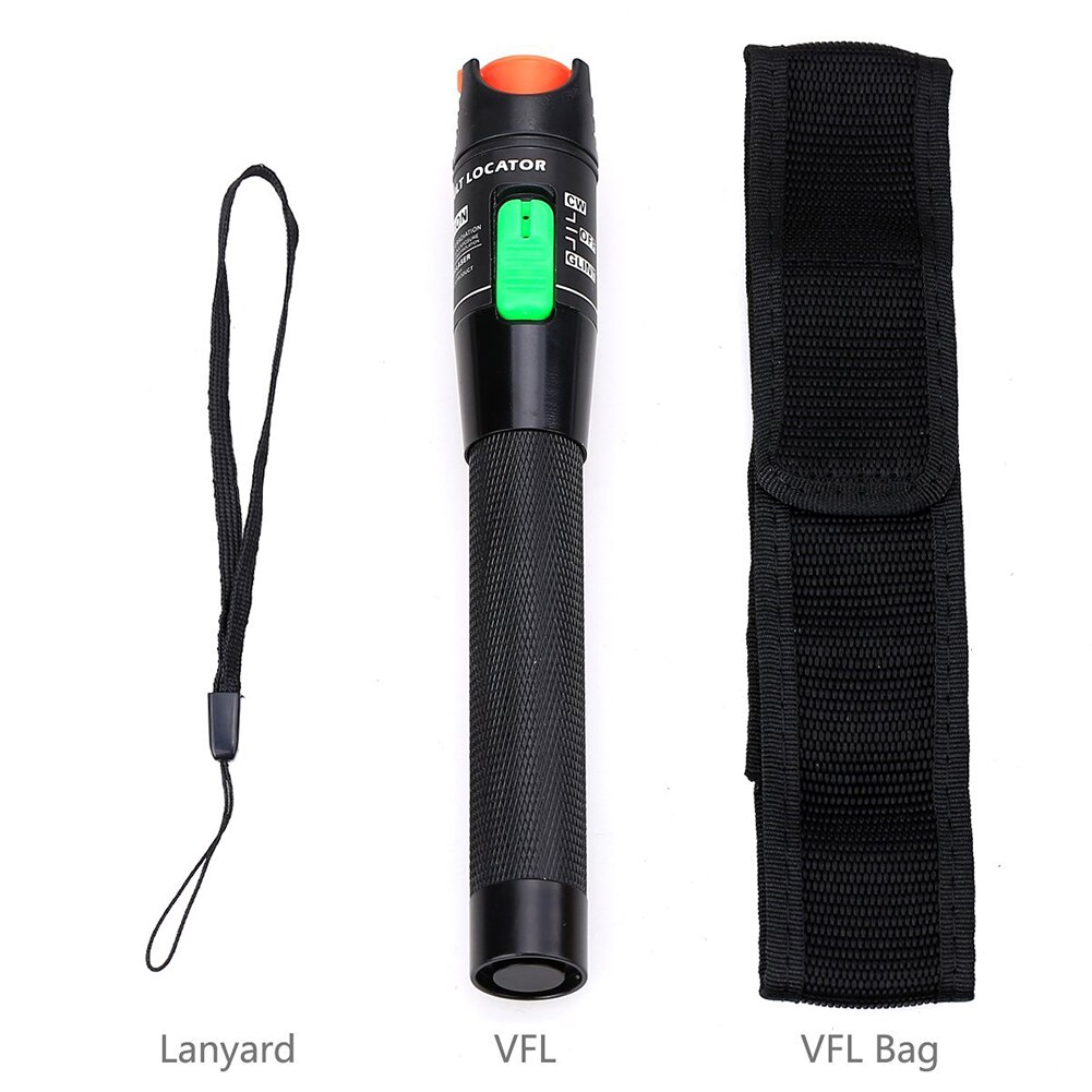 Universal Optical Fiber Test Pen Fault Locator 30mW 30km Fiber Optic Cable Tester Meter for Network Telecommunications