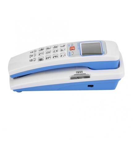 Telephone small home hotel office wall-mounted landline Portable Mini Phone Wall Mount Telephone FSK/DTMF Caller ID Landline