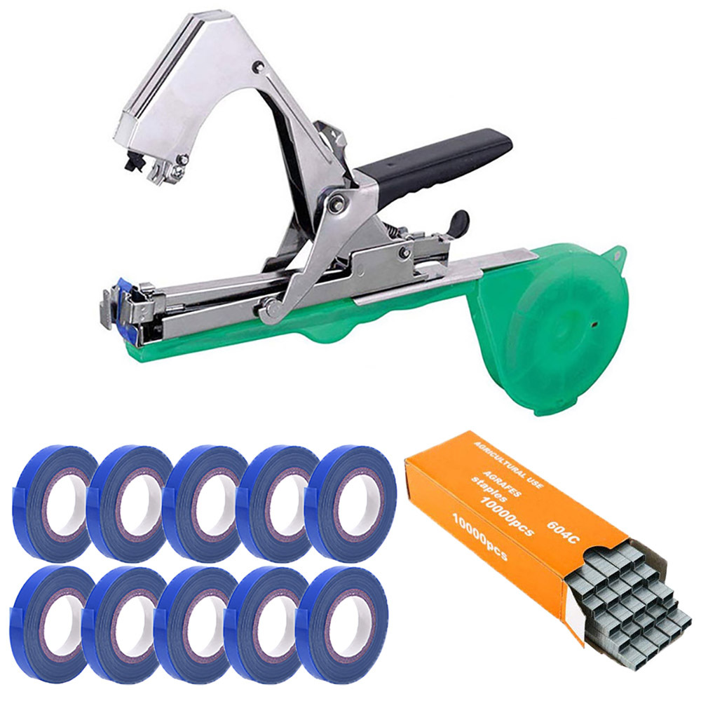 Plant Garden Tapetools Binder Nail Tapener Flower Vegetable Bind Branch Machine Grape Vine Stapler Tying Device Tying Machine