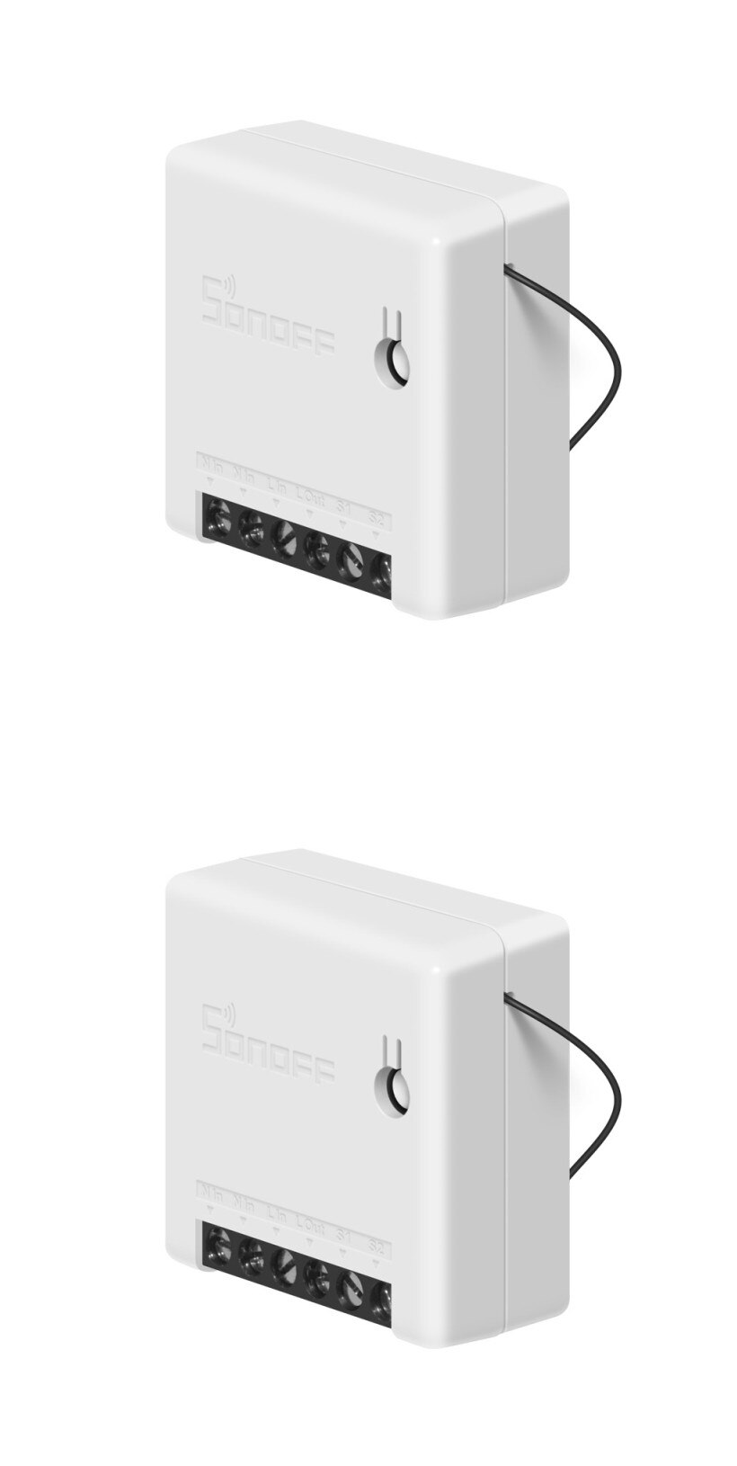SONOFF Work With Alexa Google Home Mini Wifi Switch Relay Module DIY Two Way Smart Switch Automation Voice Remote Control Wifi: 2 pcs