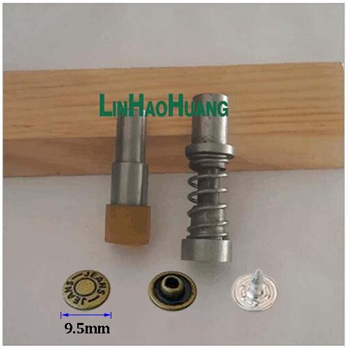 9.5mm 200sets brass garment jeans rivets with alum nail bronze /black nickle/nickle/red cooper color and 1set of tools: Electric tools  1Set