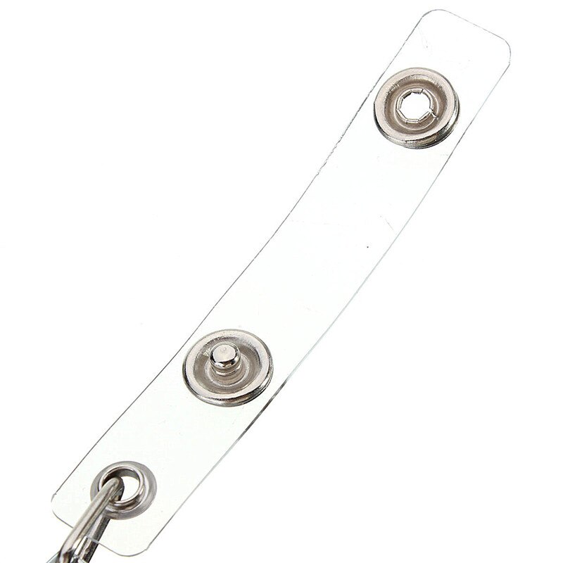 Kicute Unieke Zilveren Metalen Intrekbare Pull Sleutelhanger Reel Id Badge Lanyard Naam Tag Card Badge Houder Reel Terugslag Riem clip