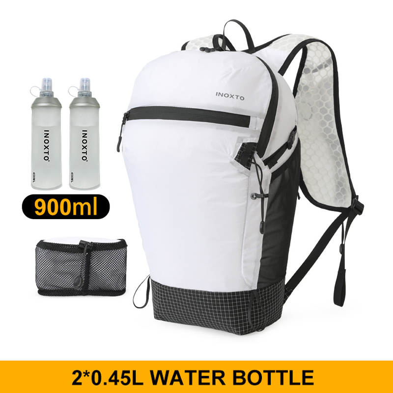 14L Lauf-Trinkweste-Rucksack, leichter wasserdichter Wanderrucksack, geeignet für Wandern, Trailrunning-Tasche, Fahrradrennen: rot FARBE