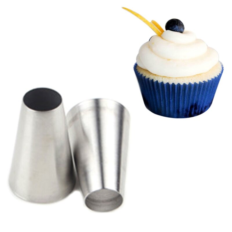 5pcs / Set Large Icing Piping Pastry Nozzle Tips Baking Tools Cakes Decoration Set Stainless Steel Nozzles Cake Tool