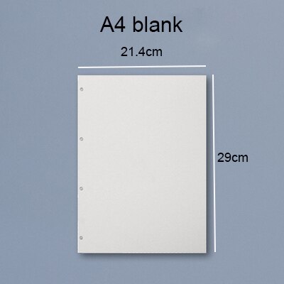 A4 B5 45 sheets monthly/weekly/TO DO filofax paper, planner papers refills, A4 Engineering drawing paper: A4 blank