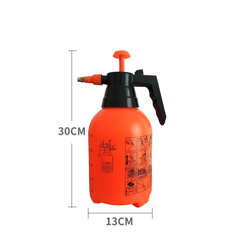 1pcs 2.0L Car Washing Pressure Spray Pot Auto Clean Pump Watering Can Air Pressure Watering Can