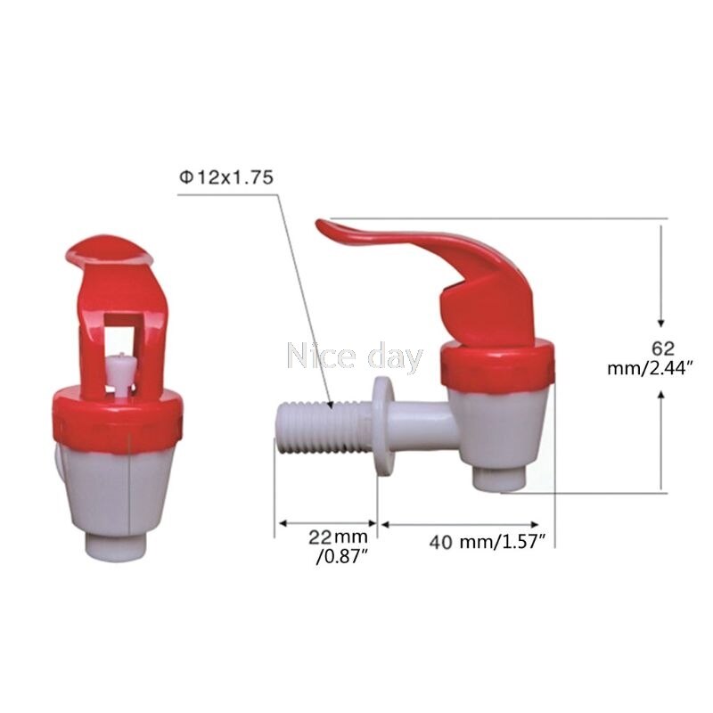 12mm vinflasker plasthane vintønde vandbeholder tank ventil drikke dispenser  f16 20