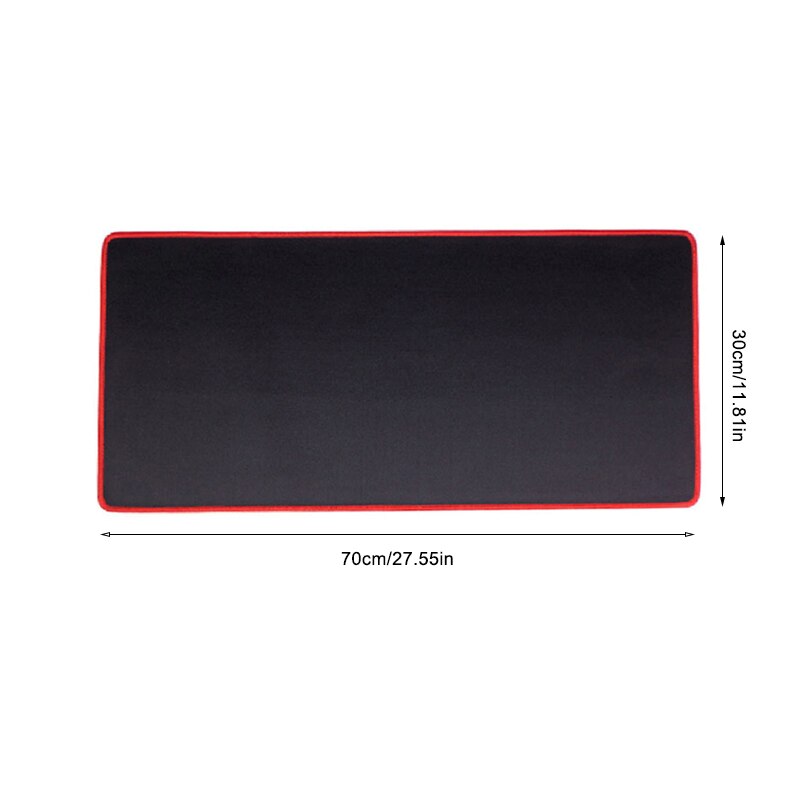 Gaming Mouse Pad Large Mouse Pad Gamer Big Mouse Mat Computer Mousepad Rubber XXXL Map Mause Pad Game Keyboard Desk Mat: red line 70x30cm