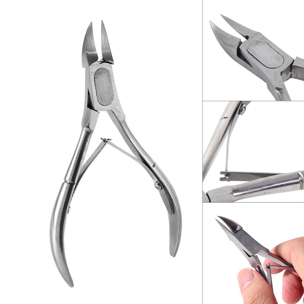 Plier Cuticle Nipper Remover Stainless Steel Dead Skin Removal Fingernail Toe Cut Cuticle Scissor Manicure Tool Nail Clipper