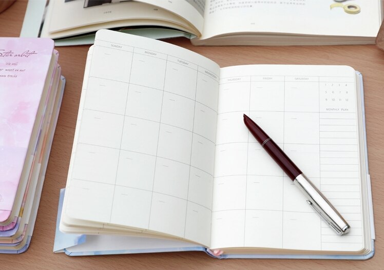 "Star Orbit" Hard Cover Journal Diary Beautiful Universe Notebook Notepad Planner Stationery