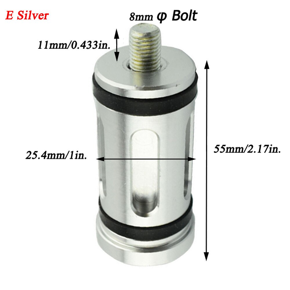 Gummi gir girspak pinne for harley sportster  xl 883 1200 883r 883c 883l x48 72 street  xg 750 500 v- stang breakout: E sølv