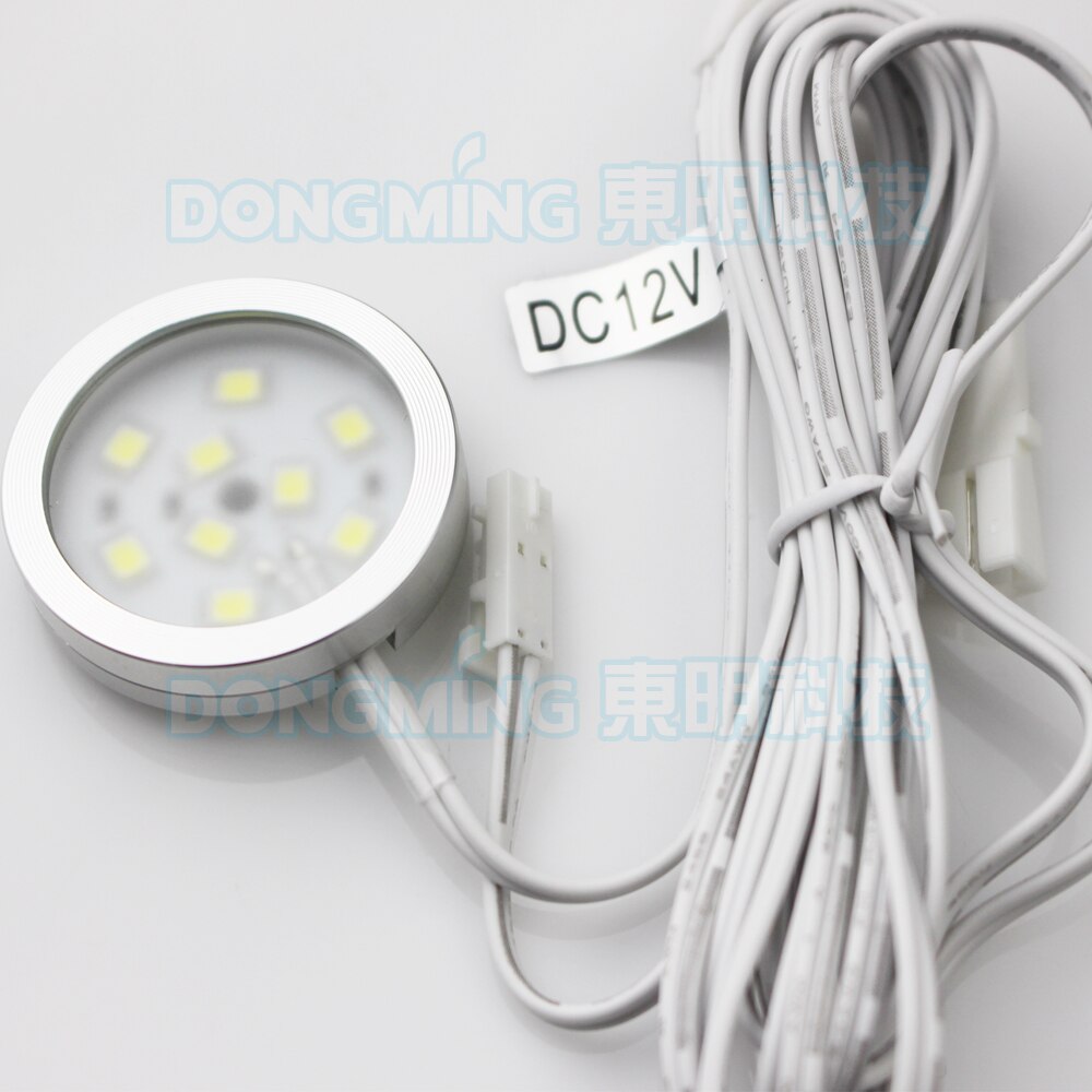 Foco LED de 12V y 1W para decoración del hogar, lámpara de luz descendente para cocina, armario de pared, muebles