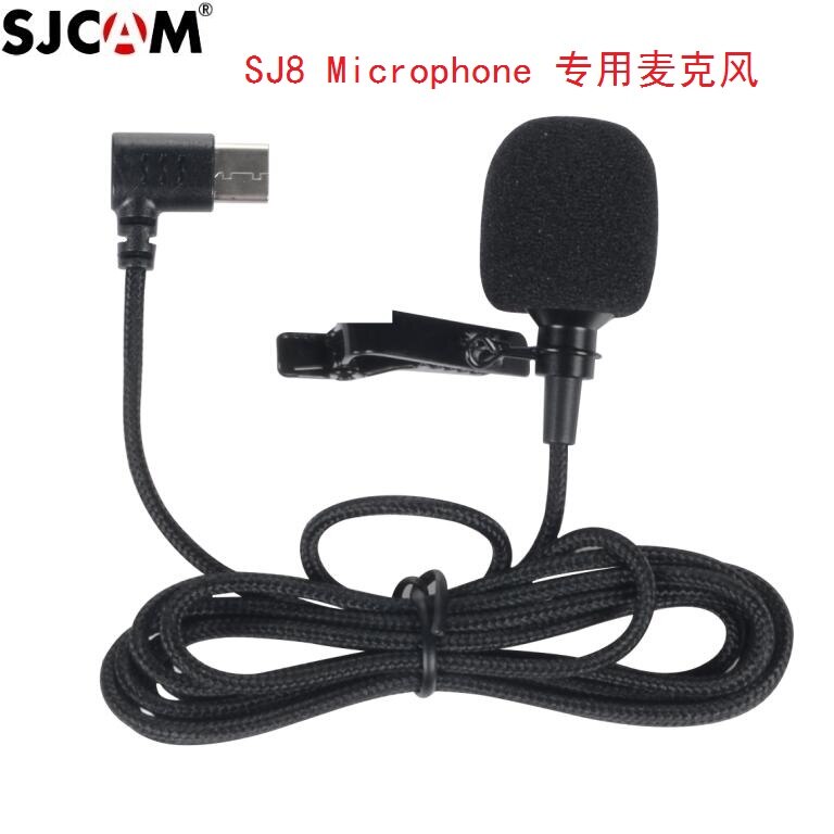 Original SJCAM SJ8 A10 Accessories Tepy C External Microphone For SJ8 Pro/Plus /Air SJ9 Strike /Max Action Camera accessories