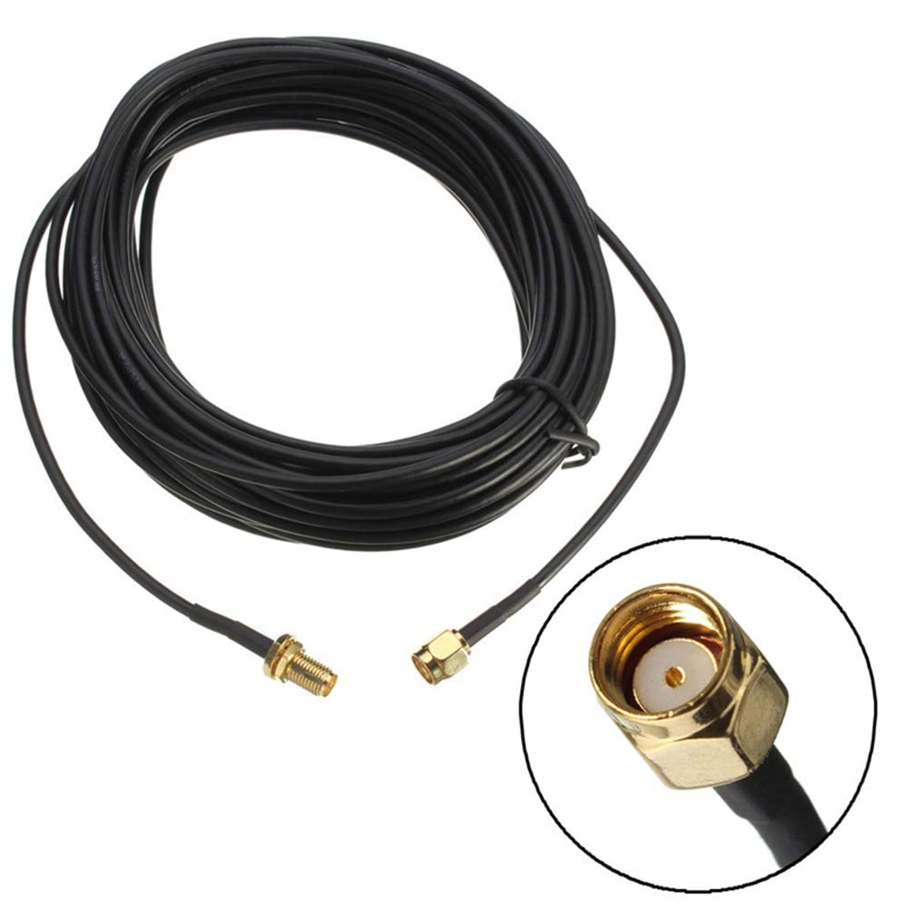 RP-SMA Extension Cable WiFi Antenna Router Standard RG174 Stable Signal Male Female Wire Coaxial Computer Universal
