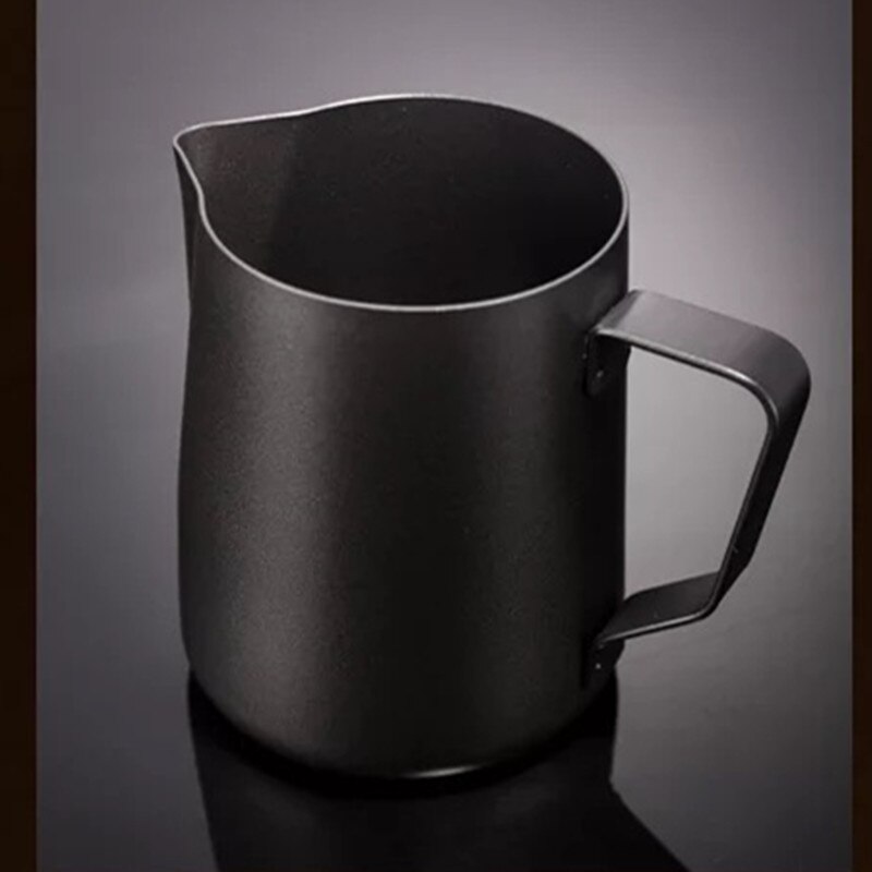 Moussage café pichet tirer fleur tasse avec thermomètre intégré appuccino lait Pot expresso tasses Latte Art lait: teflon / 350ml