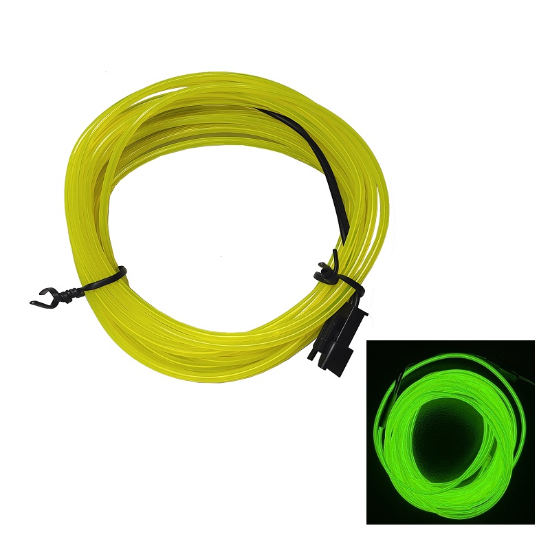 Luz de neón Flexible de 1M/3M/5M/10M, cable EL Led neón para de baile, decoración de ambiente, lámpara RopeTube, tira Led Multicolor impermeable: Azul oscuro / 4,5 W