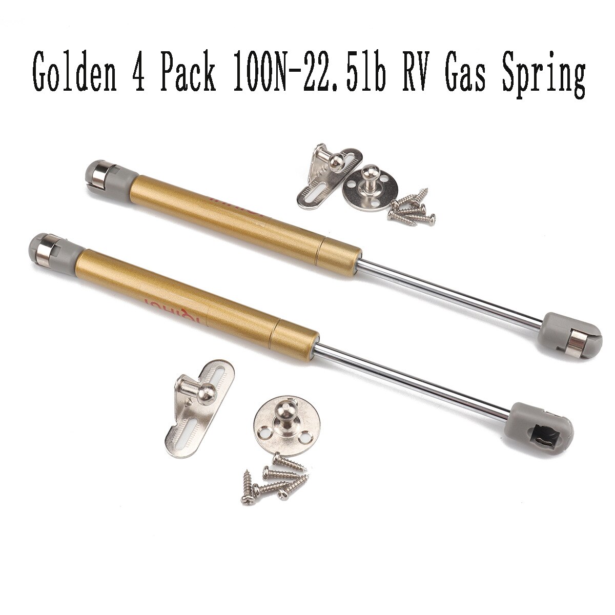 4Pcs/set 100N-22.5lb RV Gas Spring/trailer Gas Spring/support Rod/door Silencer Pad Camper Van Rv Accessories Camper Trailer