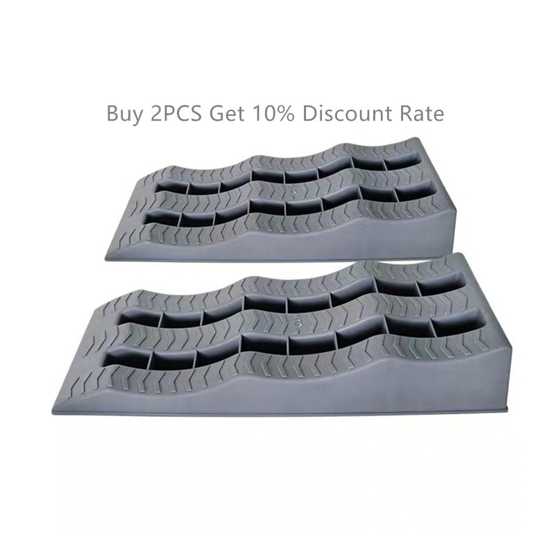 JayCreer camping-Car remorque SUV cales de roue de voiture, niveleur, stabilisateur sur sol inégal-idéal pour niveler et soulever Auto, aléatoire C