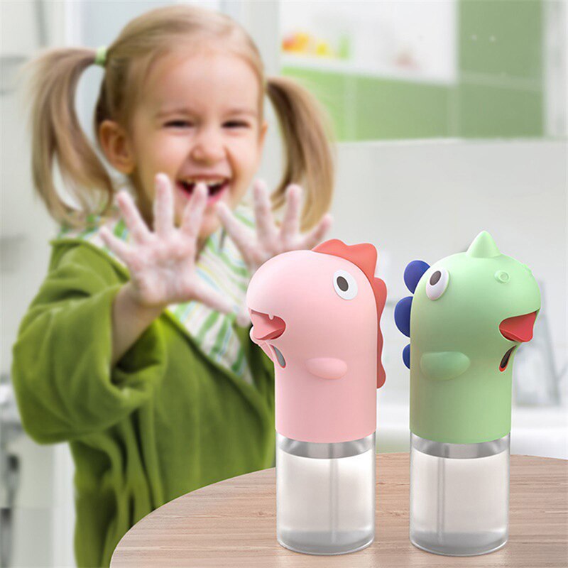 1pc Cute Baseus Automatic Hand Soap Dispenser Induction Foaming Soap Dispenser Liquid for Kids Children Bathroom Kitchen Supply