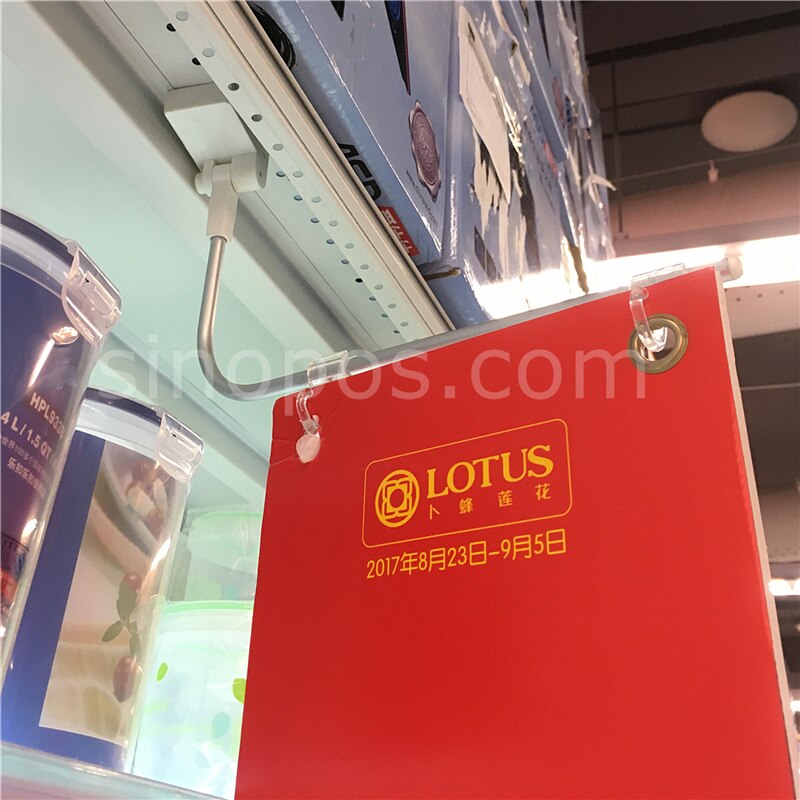 Magnetic Banner Hanger Cranked, adjustable flag sign magnet hook wall mount panels poster holder display metal racks shelf stand